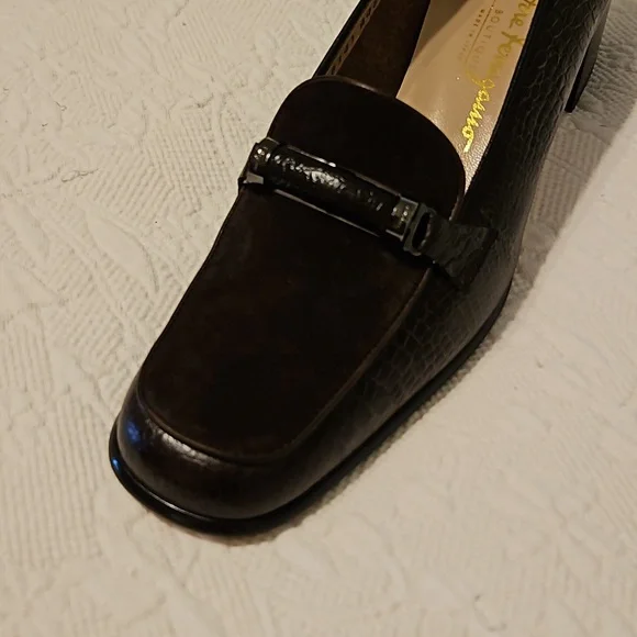 Salvatore Ferragamo Confetto women's shoes size 10 AA - Picture 11 of 11